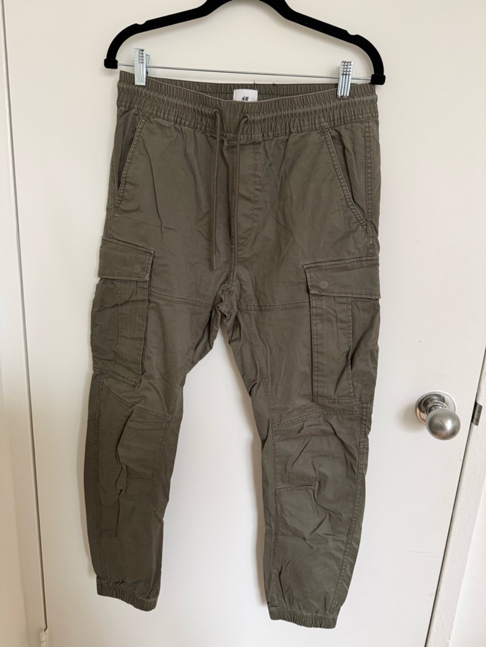 H&M Olive Cargo Jogger Pants